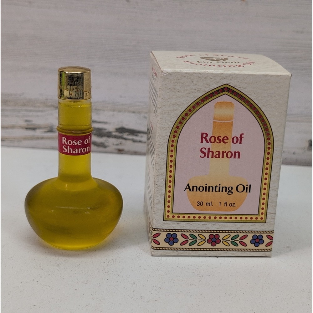 Rose of Sharon Ein Gedi Anointing Oil 30ml 1oz Jerusalem Holy Land Israel NEW